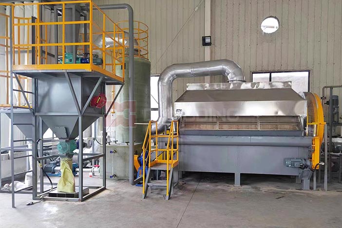 Yeast dryer ( also called scraper drum dryer ) uses indirect conduction heating to heat the material and vaporize the water by using steam heating. It is especially suitable for the recycling of brewery yeast.